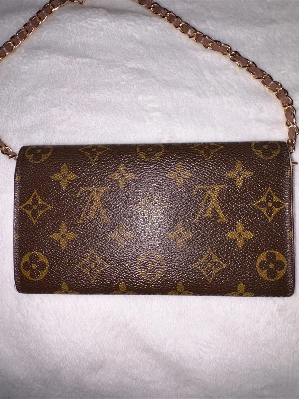 Vintage Authentic Louis Vuitton Monogram Sarah LV Wallet EVC!